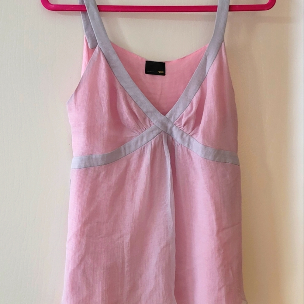 Fendi Pink Top with ties